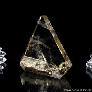 John of God Quartz Triangle Casa Crystal Sculpture 'Abundance'