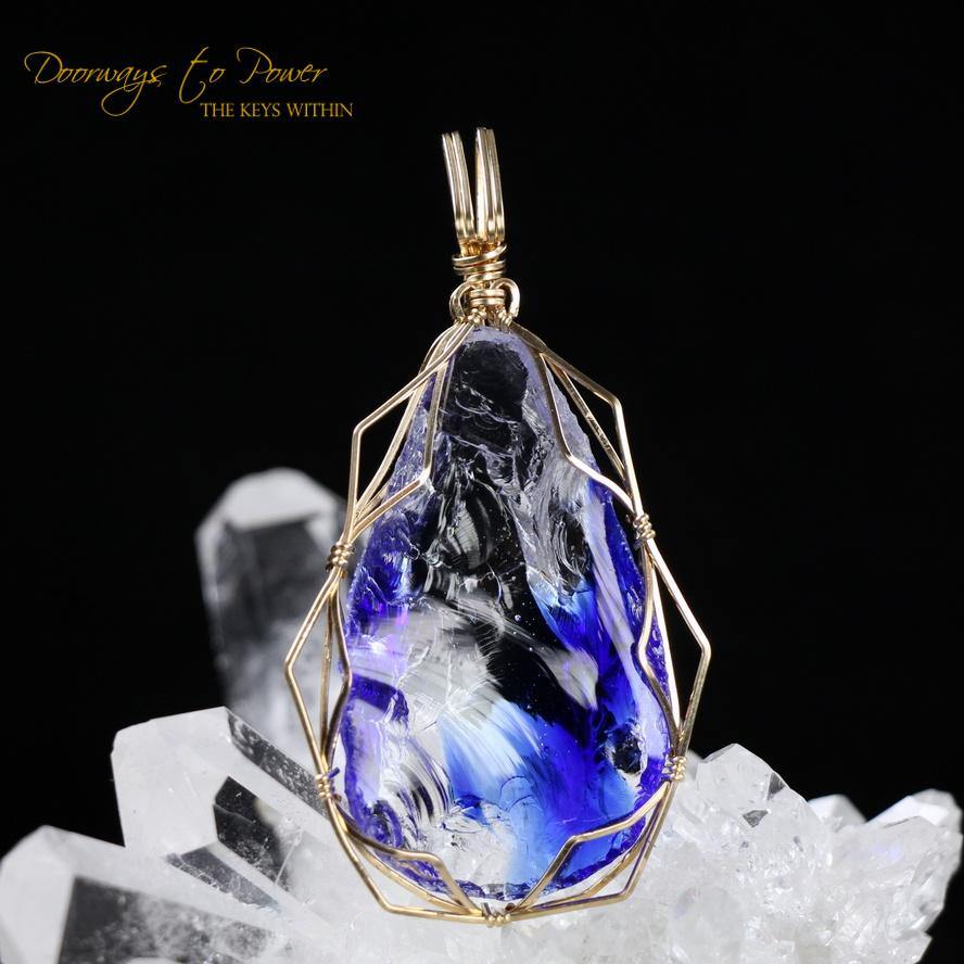 Andara Crystal Pendant 14k