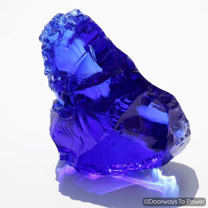 Tanzanite Fire Elestial Sapphire Monatomic Andara Crystal 'Lu·Mi·Nar·Y'