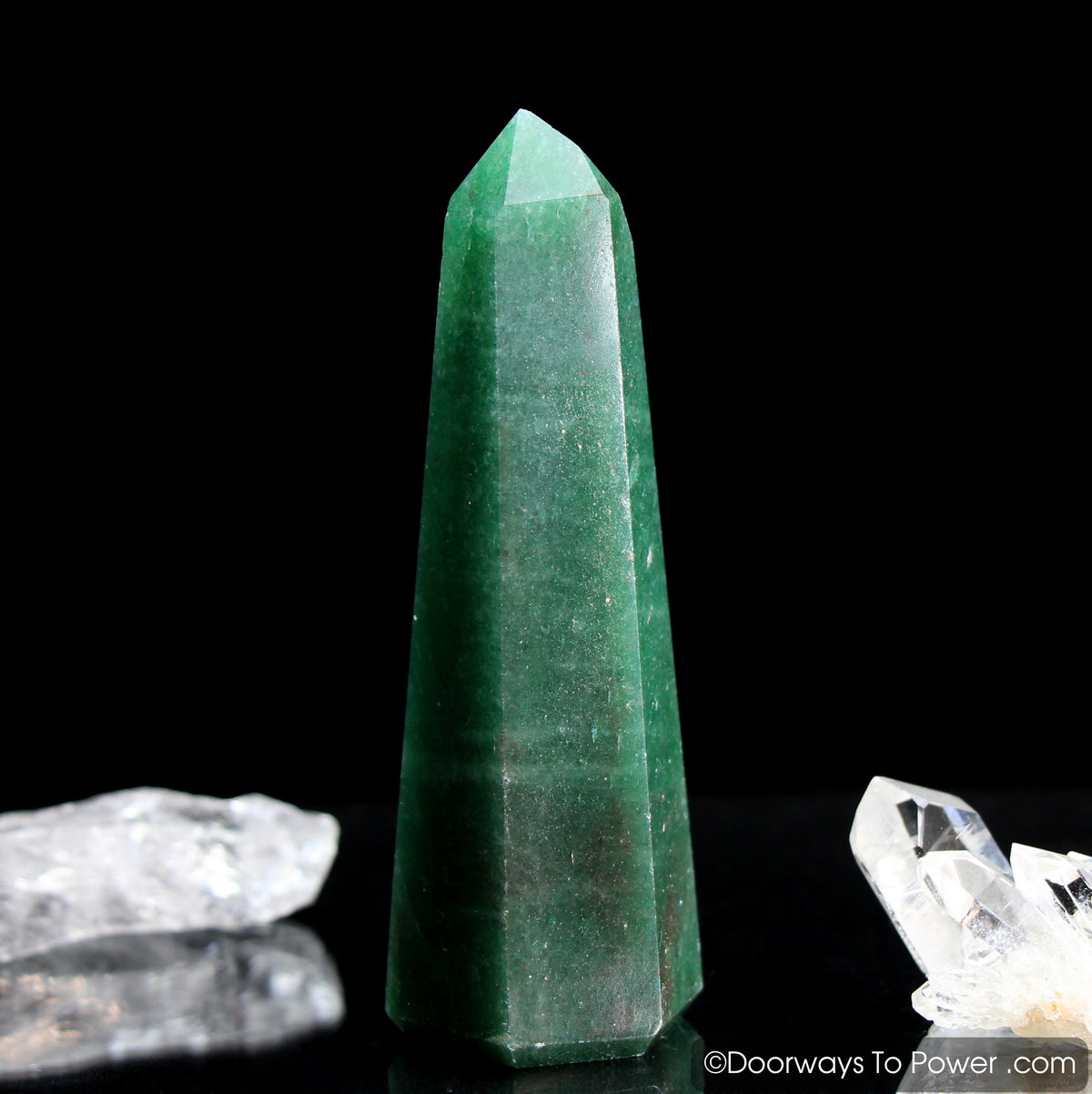 John of God Green Aventurine Pyrite Crystal 'Manifest Spirit'