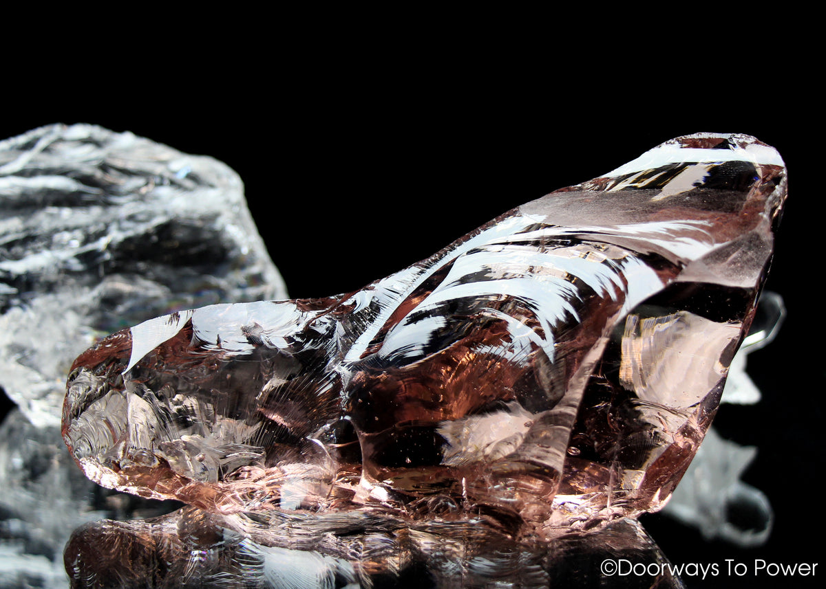 HGW Pink Lady Nellie Monatomic Andara Crystal 'Heart of God Within'