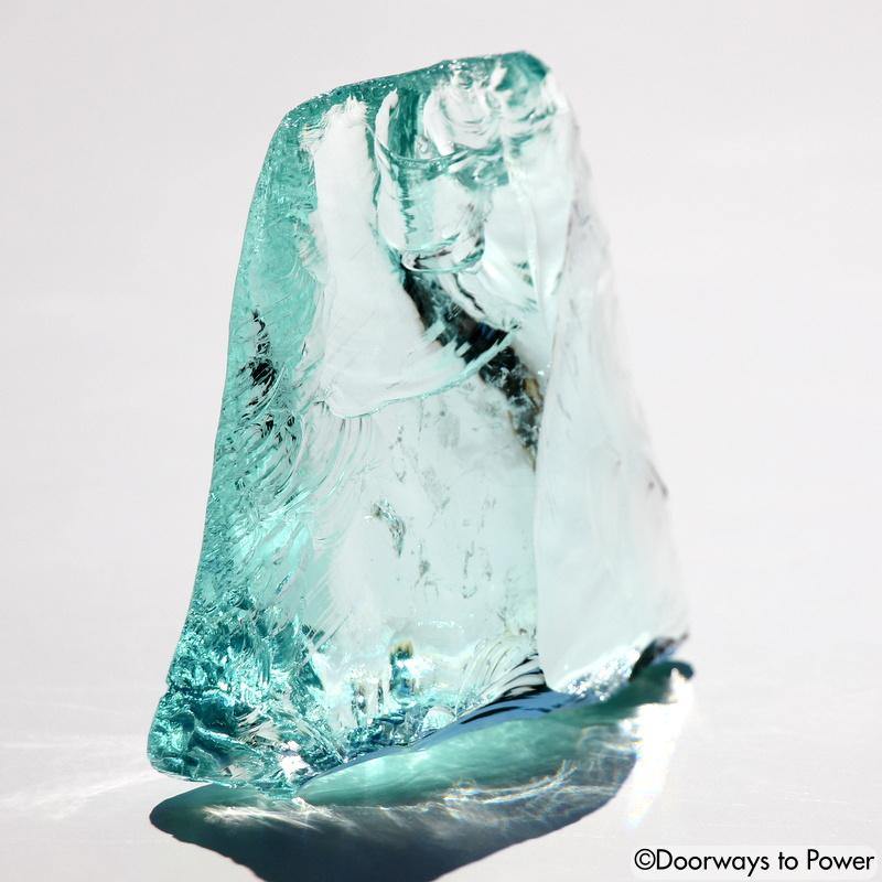 XL Aqua Serenity Monatomic Andara Crystal Temple 'Atlantean Hologram'