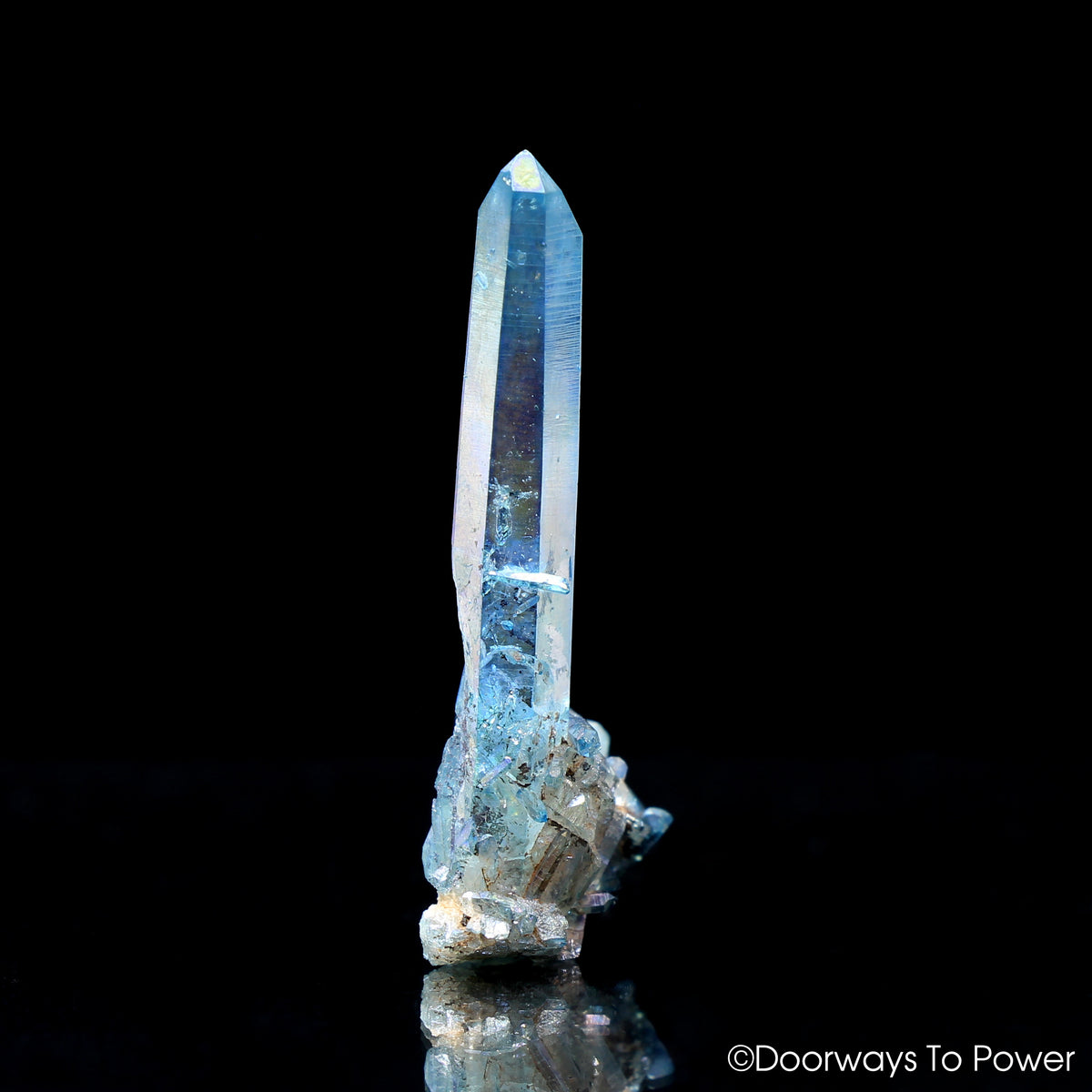 Aqua Aura Quartz Healing Double Terminated Crystal
