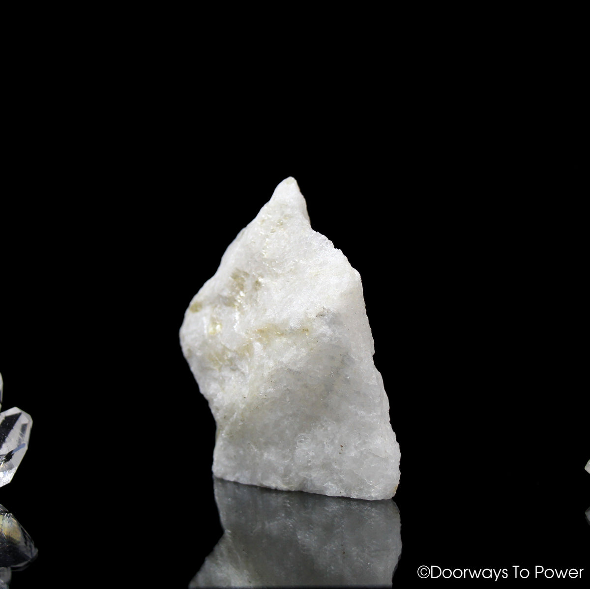 White Azeztulite Synergy 12 Crystal Altar Stone