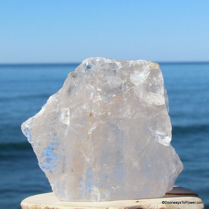 3.1" Satyaloka Azeztulite Azozeo Activated Altar Stone