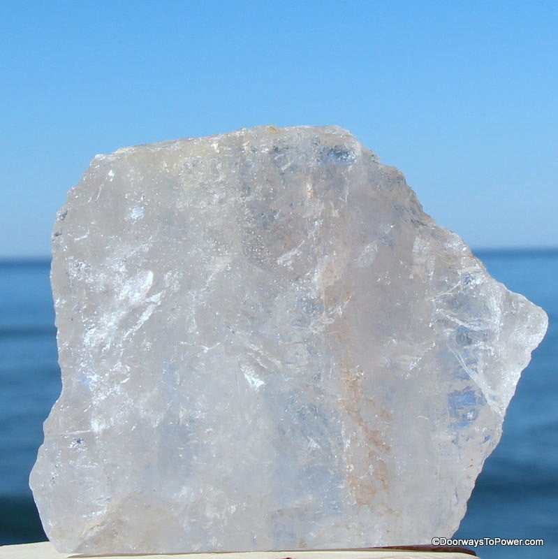 3.1" Satyaloka Azeztulite Azozeo Activated Altar Stone