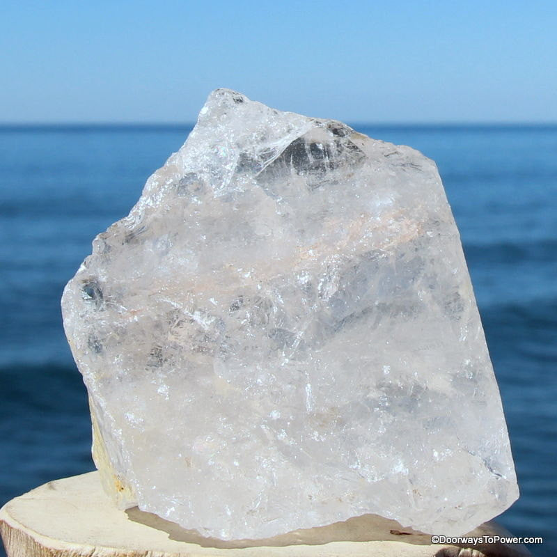 3.1" Satyaloka Azeztulite Azozeo Activated Altar Stone