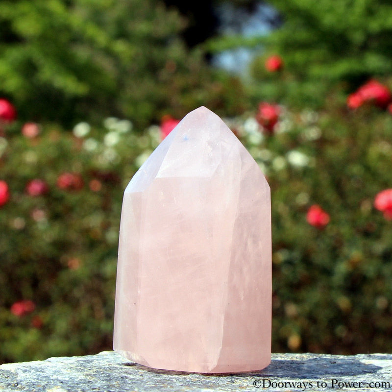 Beautiful John of God Rose Quartz Casa Energy Crystal
