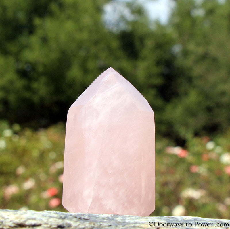 Beautiful John of God Rose Quartz Casa Energy Crystal