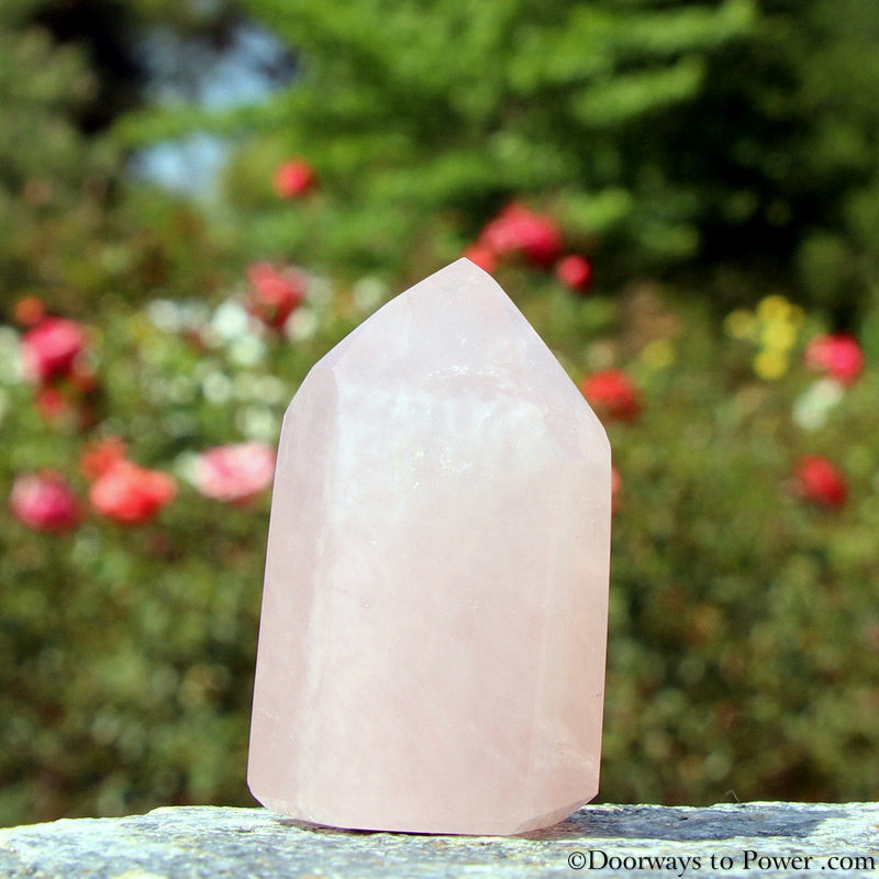 Beautiful John of God Rose Quartz Casa Energy Crystal
