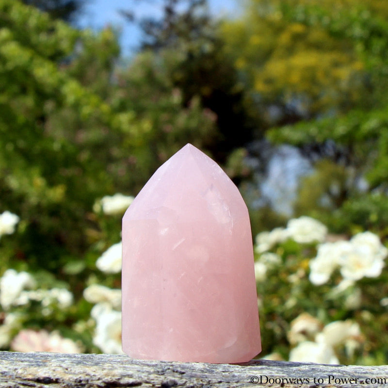 Beautiful John of God Rose Quartz Casa Energy Crystal