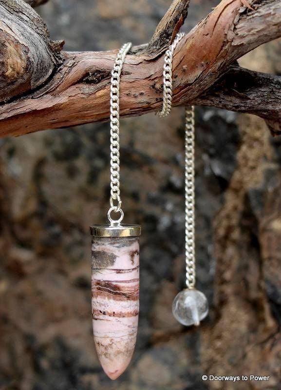 Rhodochrosite Pendulum