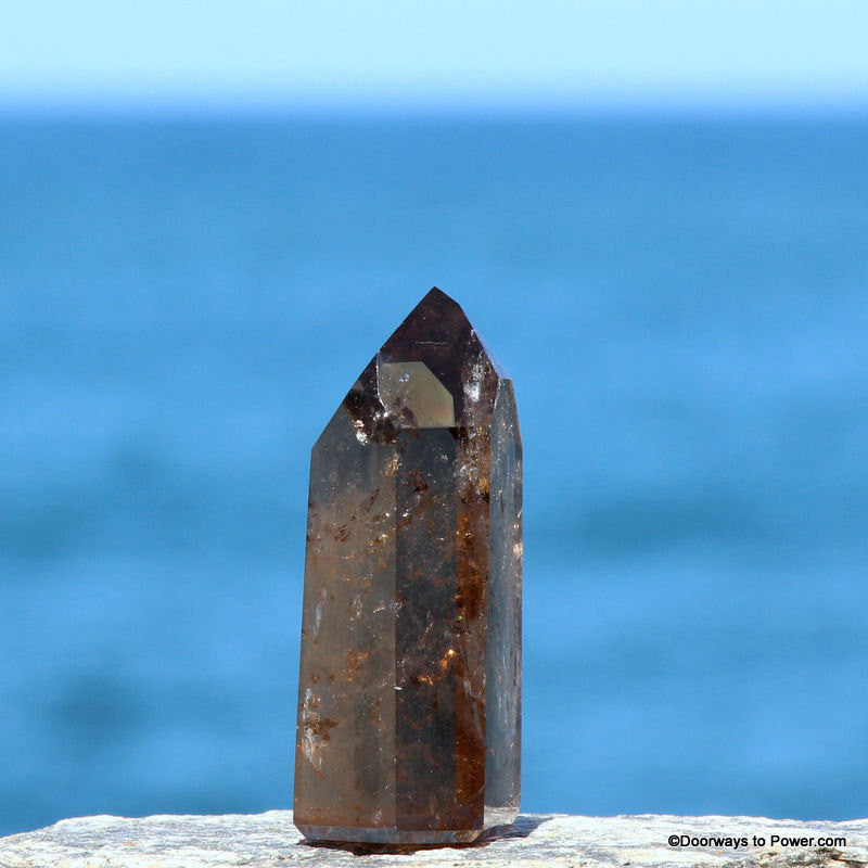 John of God Smokey Quartz Dow & Devic Temple Crystal Point A +++