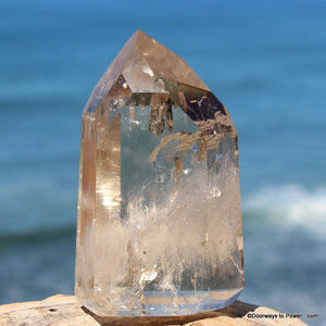 3.55" Citrine John of God Integration Transmitter Altar Stone Prosperity Crystal
