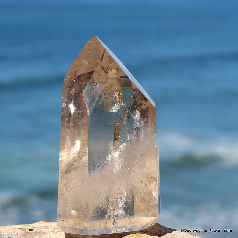 3.55" Citrine John of God Integration Transmitter Altar Stone Prosperity Crystal