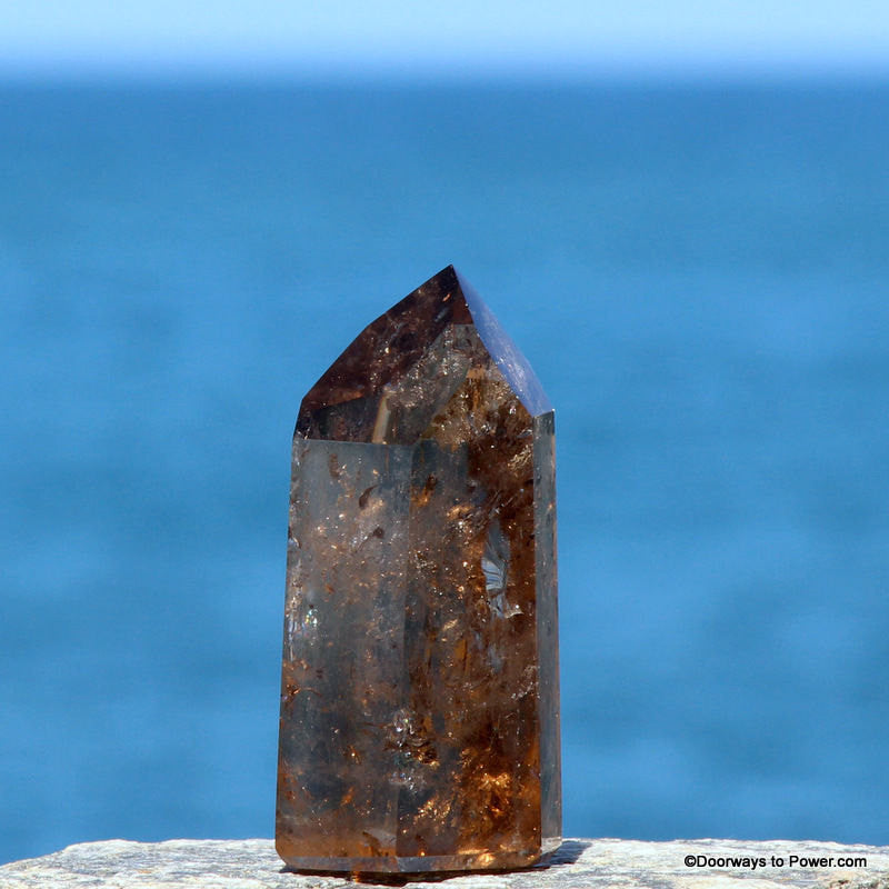 John of God Smokey Quartz Dow & Devic Temple Crystal Point A +++
