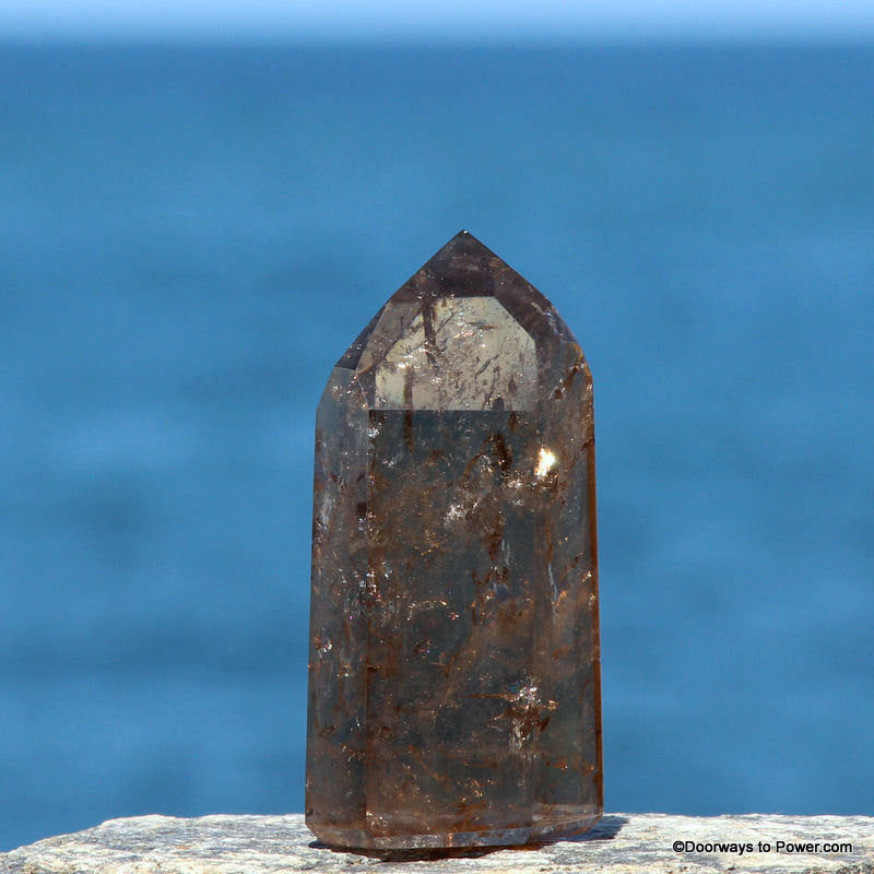 John of God Smokey Quartz Dow & Devic Temple Crystal Point A +++