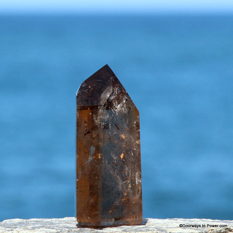 John of God Smokey Quartz Dow & Devic Temple Crystal Point A +++