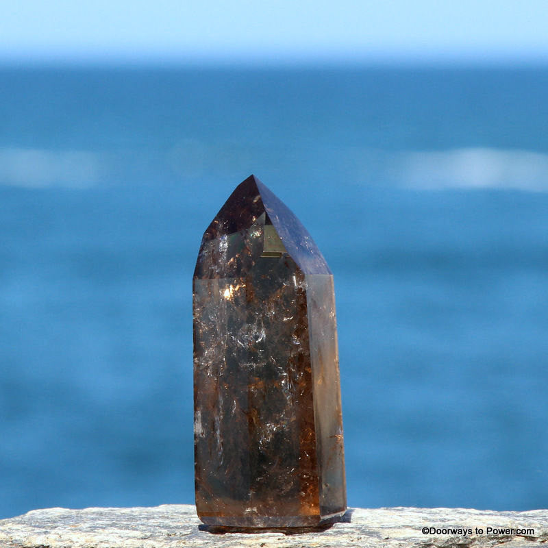 John of God Smokey Quartz Dow & Devic Temple Crystal Point A +++