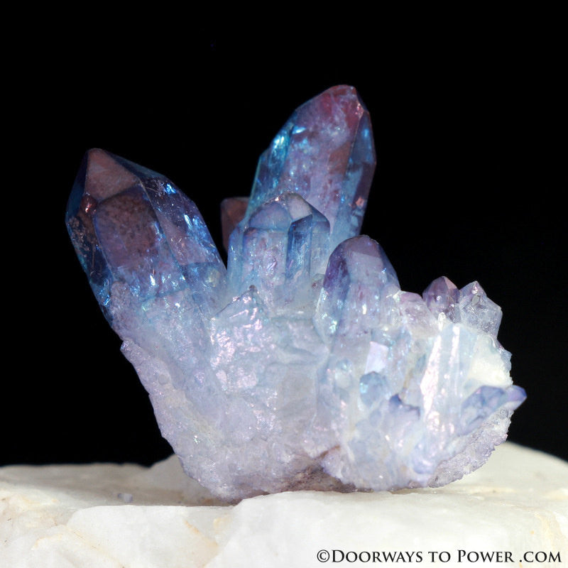 INDIGO Aura Pleiadian Starbrary Channeling ISIS Twin Crystal Cluster